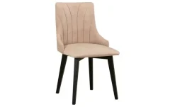 Esszimmerstuhl 6er-Set | Schwarz, Beige | Möbel Höffner