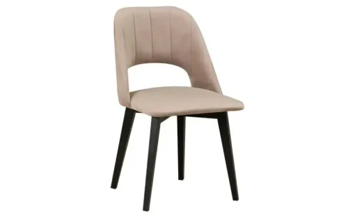 Esszimmerstuhl 6er-Set | Schwarz, Nude | Möbel Höffner