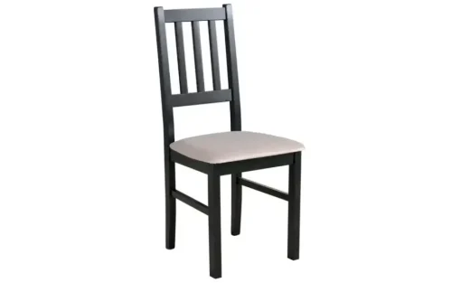 Esszimmerstuhl 6er-Set | Schwarz, Dunkelbeige | Höffner