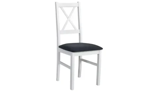 Esszimmerstuhl 6er-Set | Weiß, Dunkelgrau | Höffner