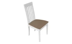 Esszimmerstuhl 6er-Set | Weiß, Hellbraun | Höffner