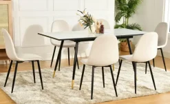 Esszimmerstuhl 4er-Set Charlton | Offwhite | Höffner