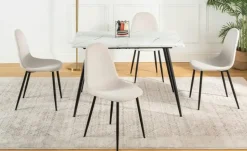 Esszimmerstuhl 4er-Set Charlton | Offwhite | Höffner