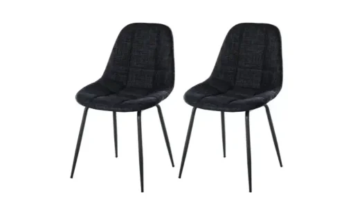 Esszimmerstuhl 2er-Set Ciril | Schwarz | Möbel Höffner