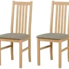 Esszimmerstuhl 2er-Set Comer | Beige, Hellgrau