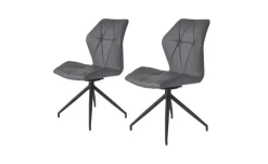 Esszimmerstuhl 2er-Set Imke | Grau | Möbel Höffner
