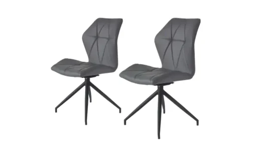 Esszimmerstuhl 2er-Set Imke | Grau | Möbel Höffner