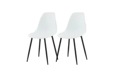 Esszimmerstuhl 2er-Set Polar  | Weiß | Möbel Höffner
