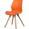 Esszimmerstuhl Luna | Orange, Natur | Möbel Höffner