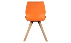 Esszimmerstuhl Luna | Orange, Natur | Möbel Höffner