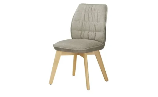 Esszimmerstuhl mit Wellenfederung Gent | Taupe, ohne