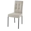 Esszimmerstuhl Nanda | Flachgewebe, Beige | Höffner