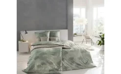 ESTELLA Bettwäsche Jersey  Isabella 6862 | 135x200 cm, Olivgrün