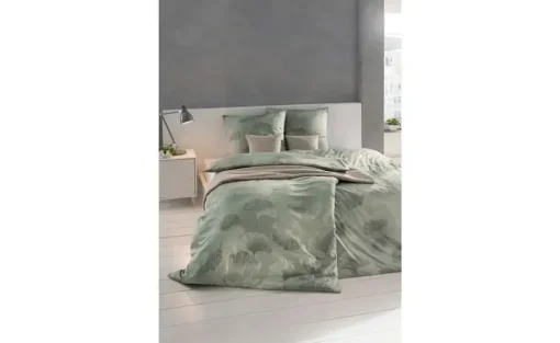 ESTELLA Bettwäsche Jersey  Isabella 6862 | 135x200 cm, Olivgrün