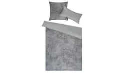 ESTELLA Mako-Satin-Bettwäsche Raphael | 135x200 cm, Graphit