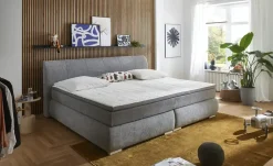 Familien-Boxspringbett Flamborough | Grau | Höffner