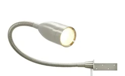 Fischer-Honsel LED-Bettleuchte, 1-flammig, Nickel matt