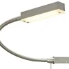 Fischer-Honsel LED-Bettleuchte, 1-flammig, Nickel matt