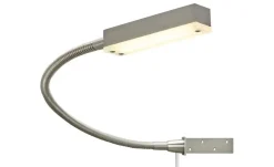 Fischer-Honsel LED-Bettleuchte, 1-flammig, Nickel matt