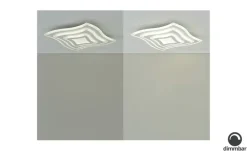 Fischer-Honsel LED-Deckenleuchte weiß ´quadratisch geschwungen`