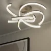 Fischer-Honsel LED-Deckenleuchte, Nickel matt mit Fernbedienung | edelstahlfarben, matt