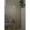 Fischer-Honsel LED-Leseleuchte, Messing-matt mit Dimmer