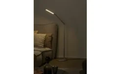 Fischer-Honsel LED-Stehleuchte, Alufarben mit Dimmer | silberfarben, matt