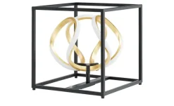 Fischer-Honsel LED-Tischleuchte, schwarz/ Blattgold