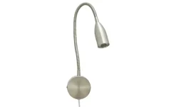 Fischer-Honsel LED-Wandleuchte, 1-flammig, Nickel matt