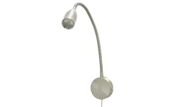 Fischer-Honsel LED-Wandleuchte, 1-flammig, Nickel matt