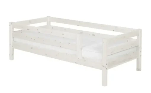 FLEXA Bett 90 x 200 Holz Flexa Classic | Kiefer, Weiß