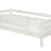 FLEXA Bett mit Absturzsicherung Flexa Classic | Kiefer, Weiß