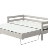 FLEXA Bett mit Ausziehbett Flexa Classic | Kiefer, Grau