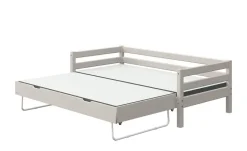 FLEXA Bett mit Ausziehbett Flexa Classic | Kiefer, Grau