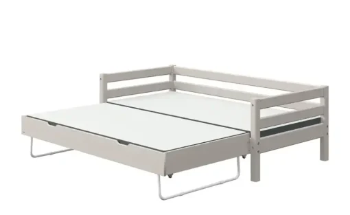 FLEXA Bett mit Ausziehbett Flexa Classic | Kiefer, Grau