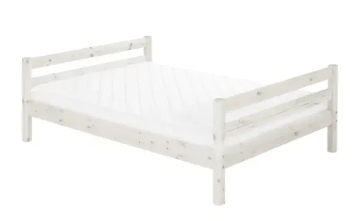 FLEXA Bett 140x200 - weiß - Kiefer Flexa Classic | 150 cm, Kiefer, Weiß