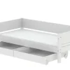 FLEXA Einzelbett mit 2 Schubkästen Flexa White | Weiß