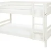 FLEXA Etagenbett Flexa Classic | Senkrechte Leiter, Kiefer, Weiß