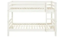 FLEXA Etagenbett Flexa Classic | Senkrechte Leiter, Kiefer, Weiß