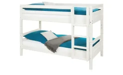 FLEXA Etagenbett Flexa Classic | Senkrechte Leiter, Kiefer, Weiß