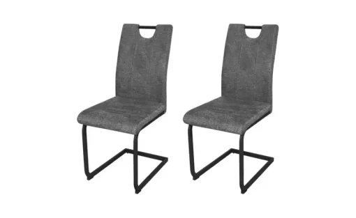 Freischwinger 2er-Set Banff | Grau | Möbel Höffner