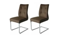 Freischwinger 2er-Set Marlen | Braun | Möbel Höffner