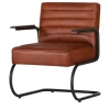 Freischwinger Sessel Buff  | Cognacbraun | Höffner