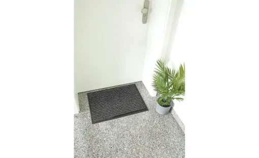 Fußmatte Lines | Anthrazit, 40x60 cm | Möbel Höffner