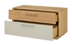 Garderobenbank Longo | Eiche, Taupe | Möbel Höffner