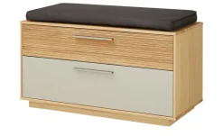 Garderobenbank Longo | Eiche, Taupe | Möbel Höffner