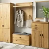 Garderobenkombination 5 teilig Woodland | Wildeiche