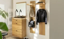Garderobenkombination 4 teilig Woodland | Wildeiche