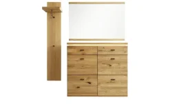 Garderobenkombination 3 teilig Woodland | Wildeiche