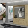 Garderobenkombination Projekt X | Asteiche (Nachbildung)
